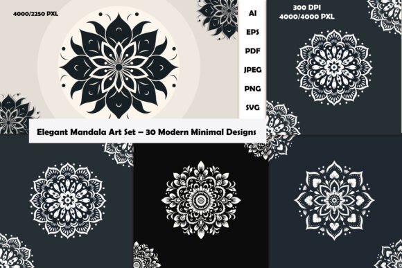30 Modern Mandala Art Designs