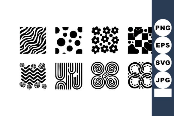Abstract Geometric Patterns with Floral: Elevating Modern Design with Versatile Vector Assets