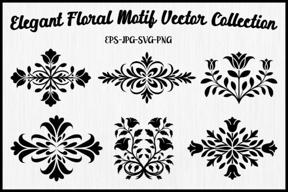 Baroque Style Flower Design Pack: Elevating Your Projects with Timeless Elegance