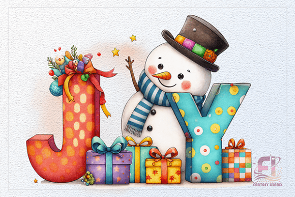Christmas Snowman JOY Sublimation PNG Guide