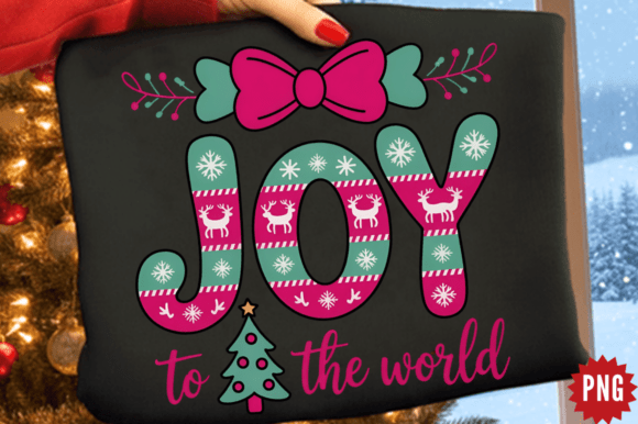 Coquette Bow Joy to the World PNG Design: A Guide to Festive Digital Art