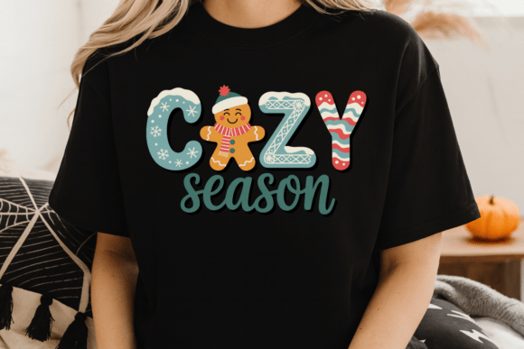 Cozy Season Gingerbread Quote PNG