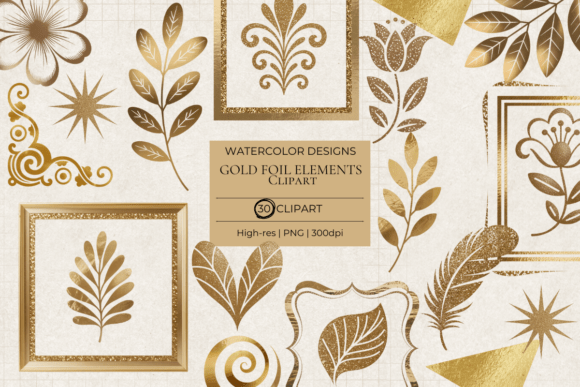Elevate Designs with Gold Foil Elements