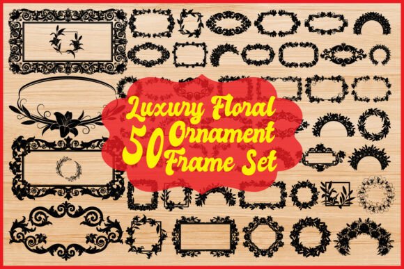 Elevate Your Designs: A Comprehensive Guide to the Luxury Floral Ornament Frame Set