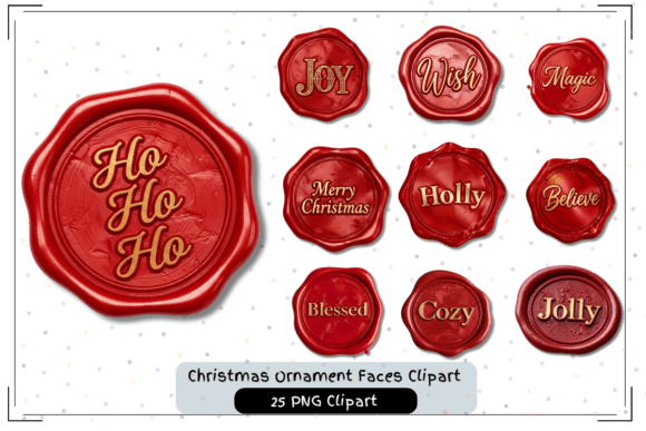 Elevate Your Holiday Designs: A Complete Guide to the Christmas Words Wax Seals Bundle