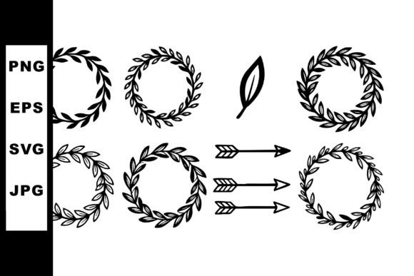 Elevating Brand Identity: The Strategic Value of the Laurel Wreath Vector Set with Arrow and Leaf