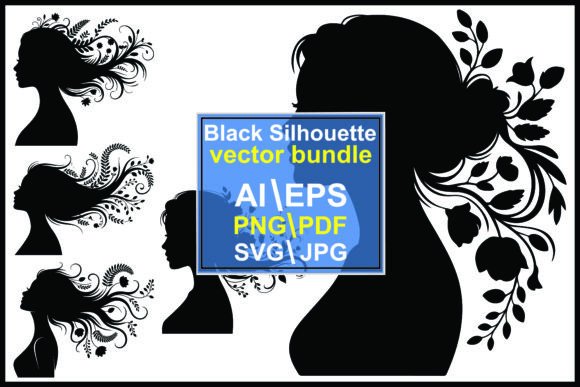 Elevating Visual Identity: The Strategic Value of Female Profile Silhouettes with Hibiscus in Modern Design