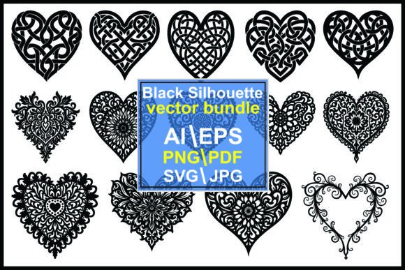 Elevating Visual Storytelling with the Silhouette Heart Shapes Collection