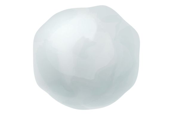 Evaluating the Snowball Isolated Watercolor Element for Winter Design Projects