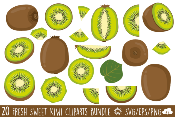 Fresh Kiwi Fruit Vector Clipart Bundle: A Design Resource Review