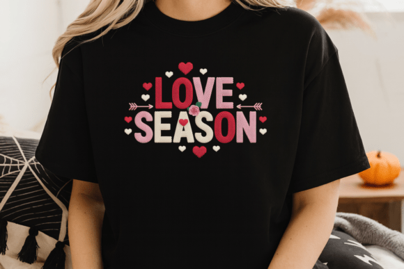 LOVE SEASON Valentine Typography PNG Guide