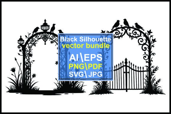 Silhouette Garden Archway Birds: Design Guide