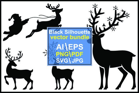 Strategic Visual Assets: Leveraging the Deer Silhouette Vector Bundle for Brand Impact