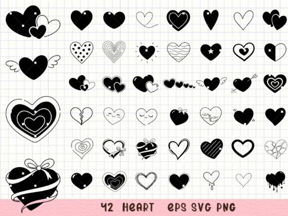 Unlock Creative Potential with the Heart SVG Bundle Love Doodle Collection