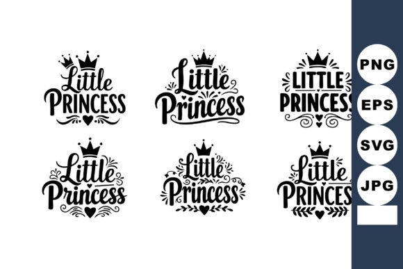 Unlocking Creativity: A Guide to the Little Princess Text Design Set with Decorative Crowns