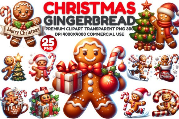 Unlocking Festive Creativity: A Guide to Using Christmas Gingerbread Clipart for Holiday Designs